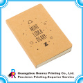 Small kraft notebook with blank pages inside custom size